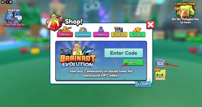 Roblox Brainrot Evolution Codes julio 2025 2