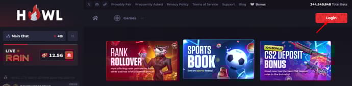 Howl.GG Promo Code: Get $0.5 & Free Case 1
