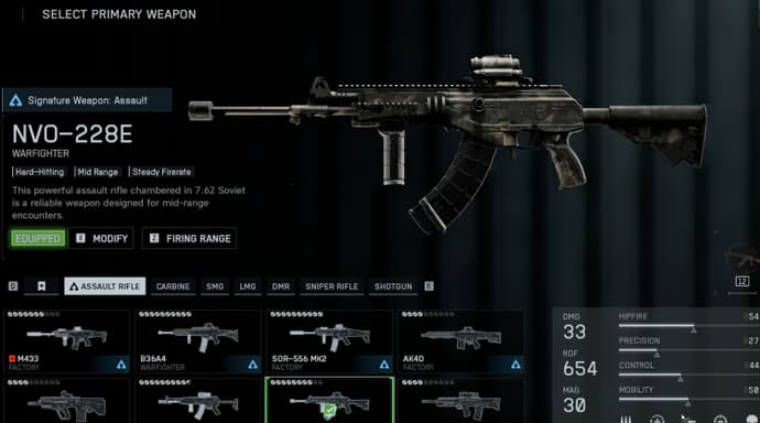 nvo 228E weapon