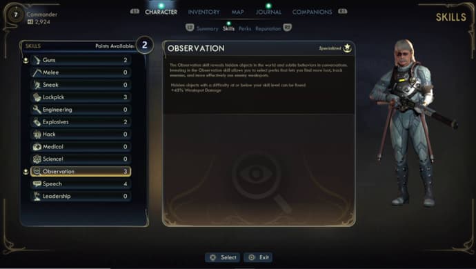 The Outer Worlds 2 (Meilleures) Compétences : Que choisir en premier ? 1