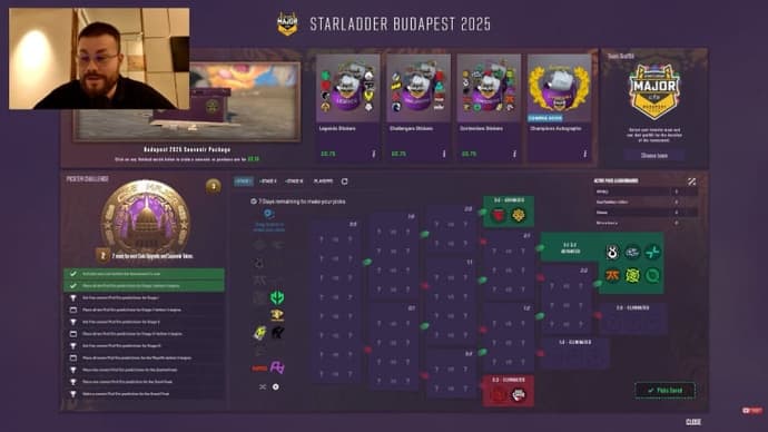 James Banks Pick`Em SL Budapest Major 2025