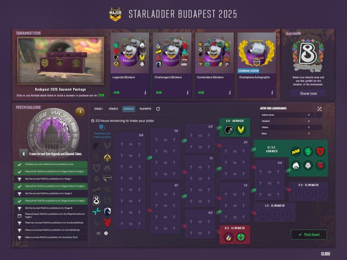 EGamersWorld Prediction for Stage 3 StarLadder Budapest Major 2025