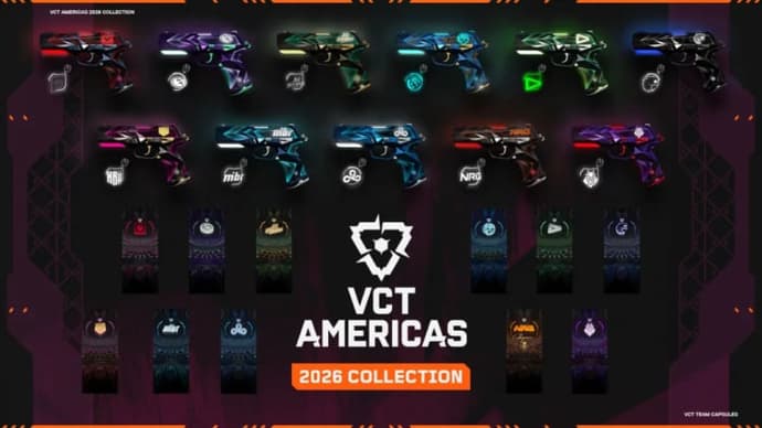 Riot Games Reveals VCT 2026 Team Capsules 2