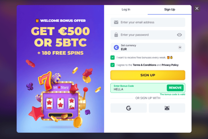 BitStarz Bonus Code For 2026: HELLA - Get No Deposit Bonus and Free Spins 3