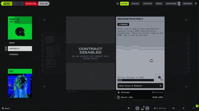 CyberAcme: Rewards & Quests of the Marathon Faction 2