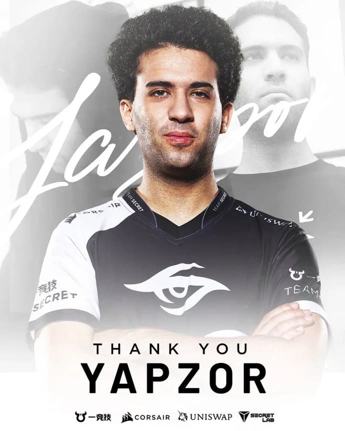 Zayac tornou-se oficialmente um jogador do Team Secret de pleno direito. Foto 1