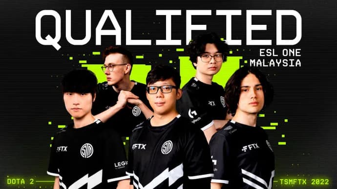 TSM se clasificó para ESL One Malaysia 2022. Foto 1
