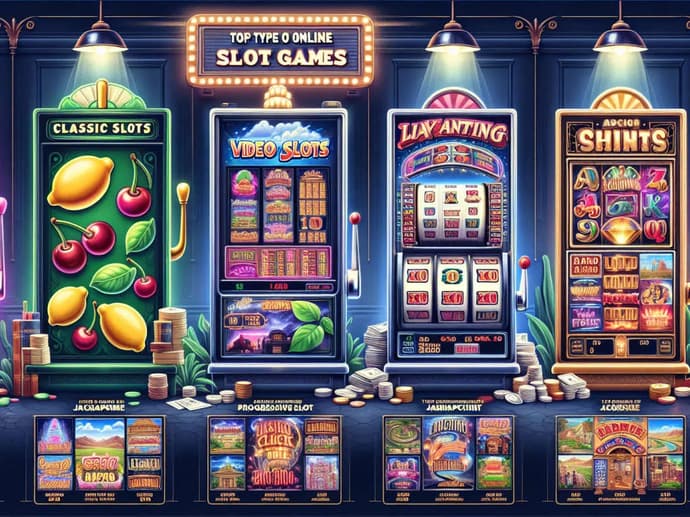 Die 5 wichtigsten Arten von Online-Spielautomaten Die 5 wichtigsten Arten von Online-Spielautomaten