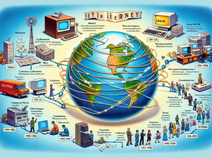 Une brève histoire de l'internet : Du concept au réseau mondial Une brève histoire de l'internet : Du concept au réseau mondial