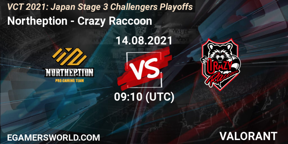 Northeption Vs Crazy Raccoon 14 08 21 Valorant Vct 21 Japan Stage 3 Challengers Playoffs Betting Tips Stream Livescore Results Twitch Youtube F355ojkpx Egw