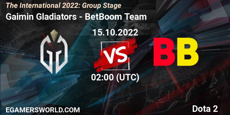 Gaimin Gladiators VS BetBoom Team Dota 2 Betting Tips, Stream ...