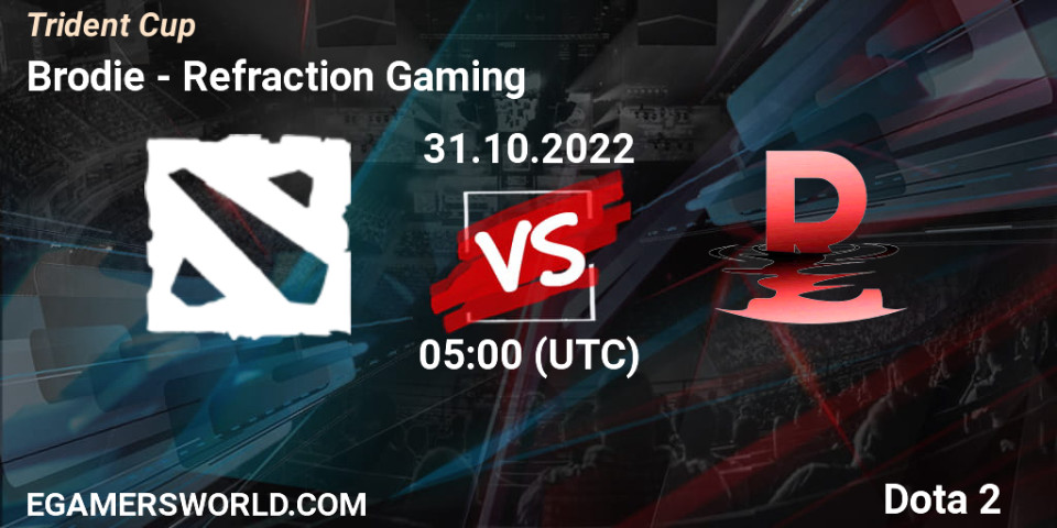 Brodie vs Quantic Gaming 31.10.22. Dota 2 Trident Cup. Betting