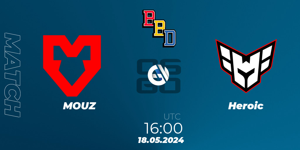 MOUZ VS Heroic Counter-Strike (CS2) Betting Tips, Stream, LiveScore ...