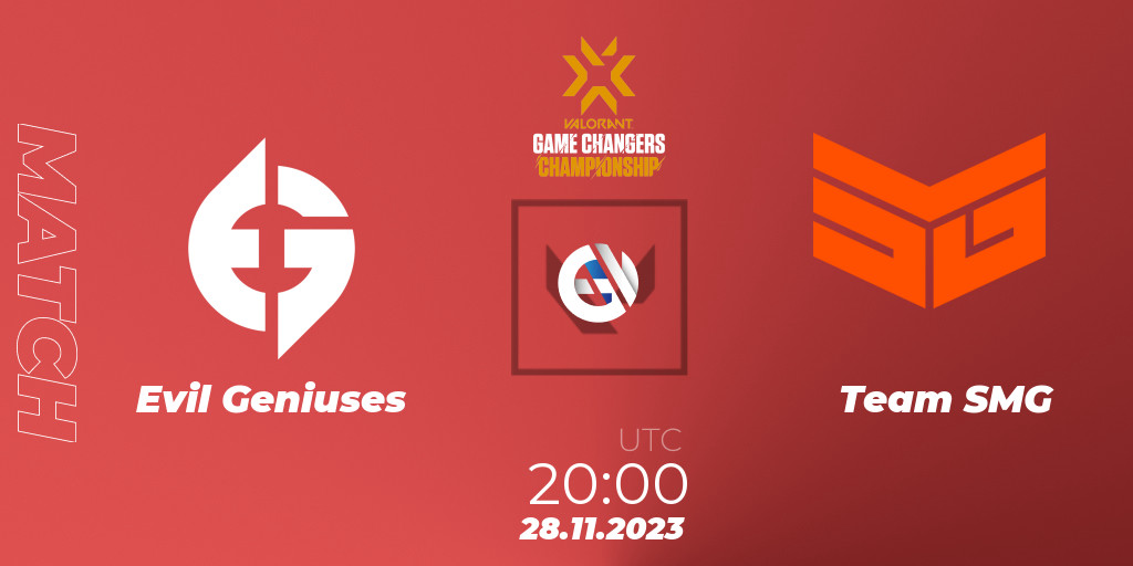 Results of the second match of VCT 2023: Game Changers Championship: Team  SMG vs Evil Geniuses