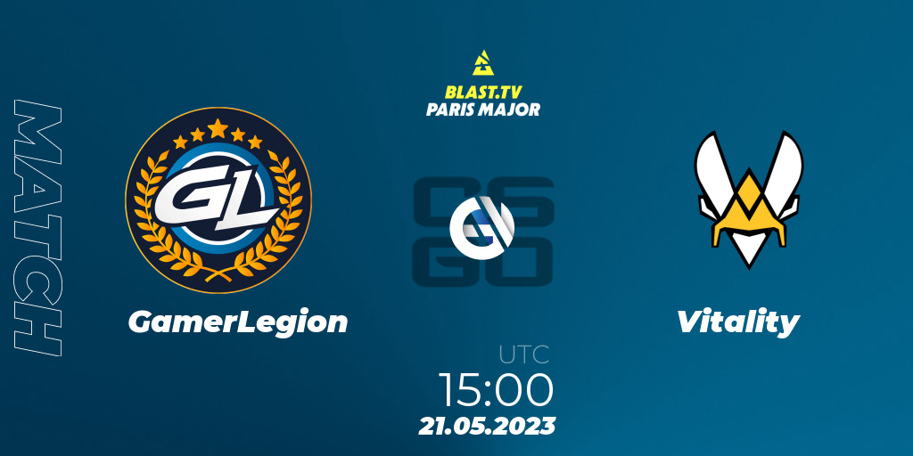 GamerLegion vs. Vitality at BLAST.tv Paris Major 2023