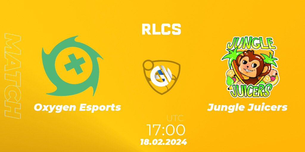 Oxygen Esports vs Jungle Juicers 18.02.24. Rocket League, RLCS 2024 Major 1 Europe Open