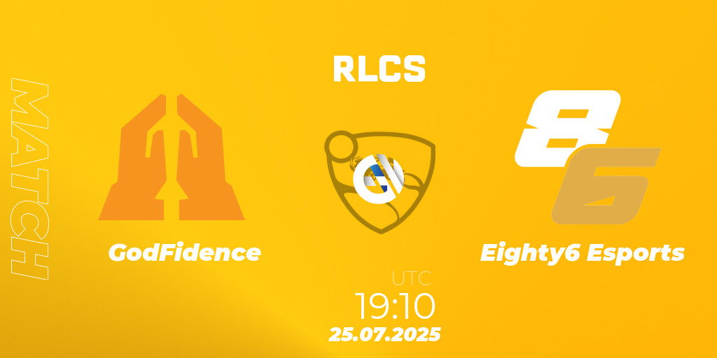 GodFidence VS Eighty6 Esports Rocket League Betting Tips, Stream ...