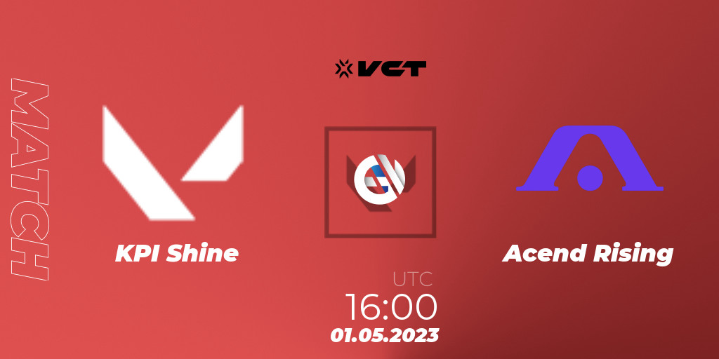 KPI Shine vs Acend Rising 01.05.23. VALORANT, VCT Game Changers EMEA