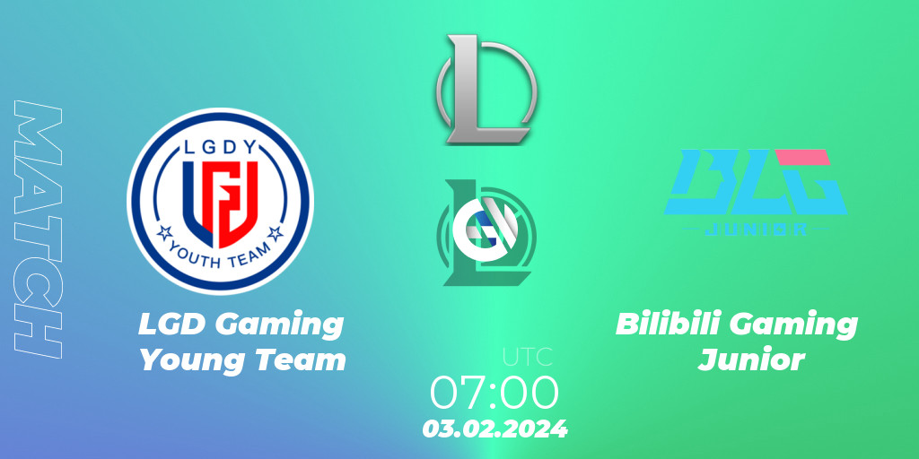 LGD Gaming Young Team vs Bilibili Gaming Junior 03.02.24. LoL, LDL