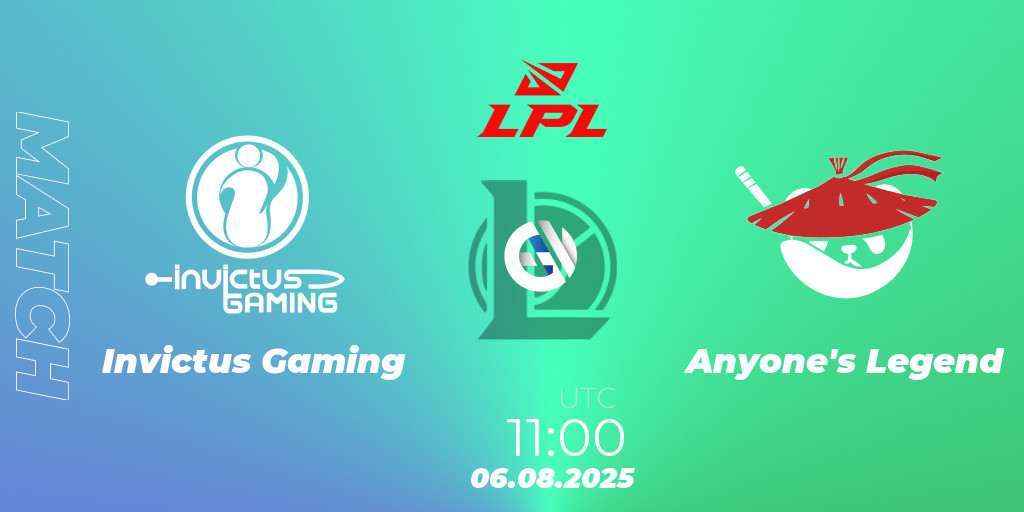 Invictus Gaming VS ➥ LoL ➥ Betting Tips, Stream, LiveScore