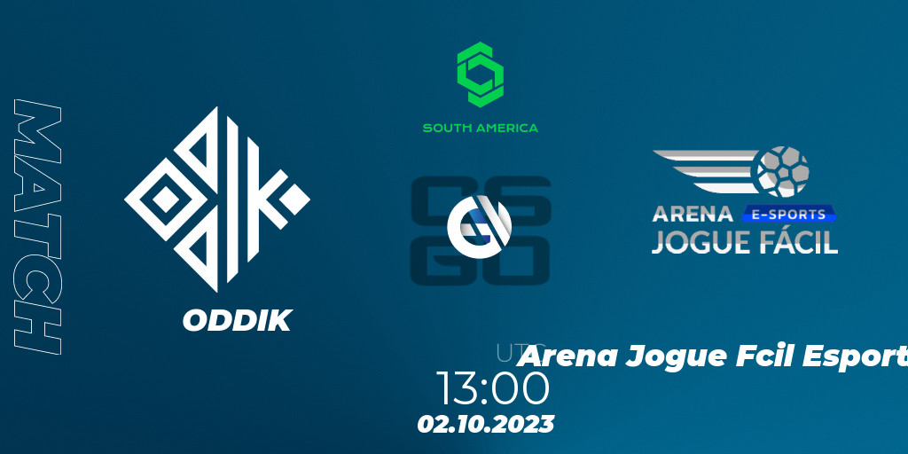16:9 ODDIK - Arena Jogue Fácil Esports: 02.10.23. CS2 (CS:GO) CCT South  America Series #12. Prediction, Stream, LiveScore, Results. Twitch, HLTV,   - L6BNSF2-4