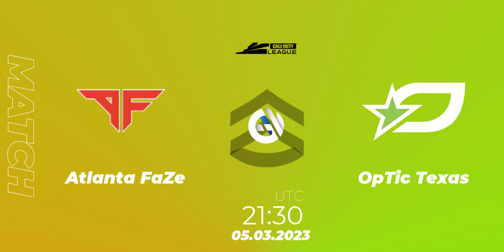 OpTic Texas vs Atlanta FaZe, COD League 2023 Major #2