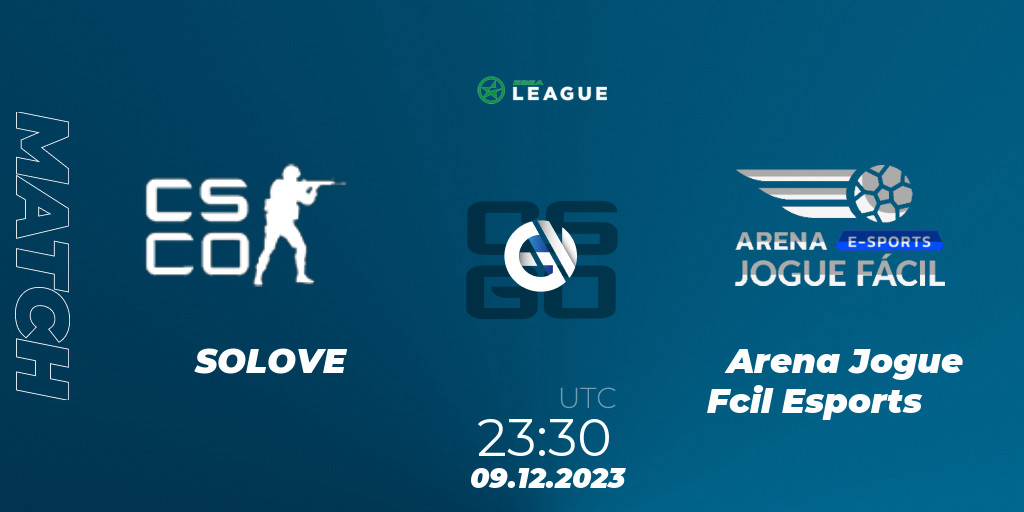SOLOVE - Arena Jogue Fácil Esports: 11.12.23. CS2 (CS:GO) ESEA