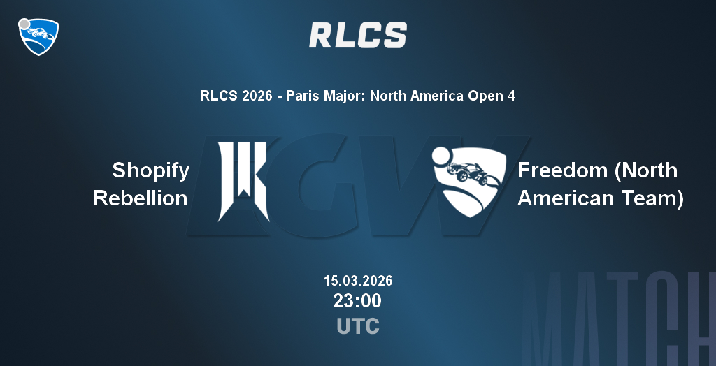 Shopify Rebellion VS Freedom (North American Team) live score and match stats