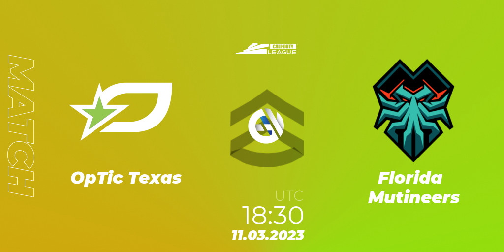 OpTic Texas vs Florida Mutineers, COD League 2023 Major #1, December 4, CoD