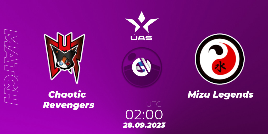 Chaotic Revengers vs Mizu Legends: 28.09.23. Pokemon, Pokemon UNITE ...