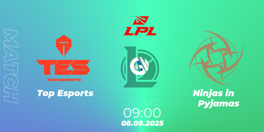 Top Esports VS Ninjas in Pyjamas ➥ LoL ➥ Betting Tips, Stream