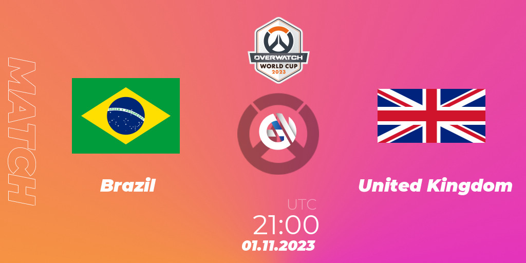 Brazil vs United Kingdom 01.11.2023 at World Cup 2023, Overwatch