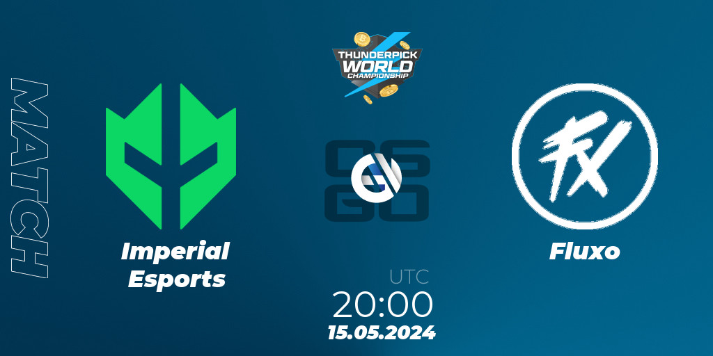 13:5 Imperial Esports - Fluxo: 15.05.2024 at 17:00. Counter-Strike 