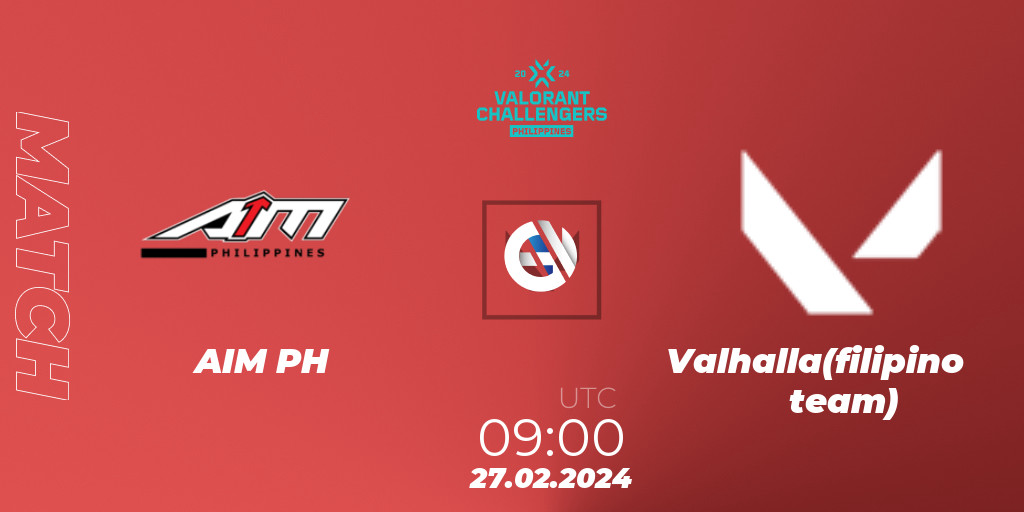 AIM PH VS Valhalla(filipino team) VALORANT Betting Tips, Stream ...