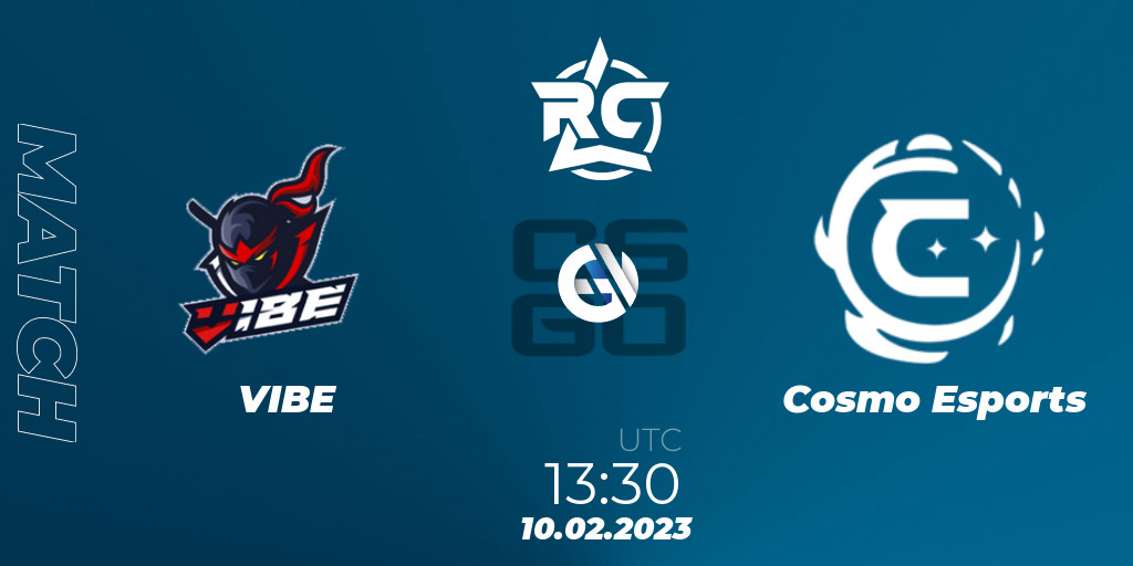 VIBE Cosmo Esports 10.02.23. CS2 (CSGO) Russian Cybersport League