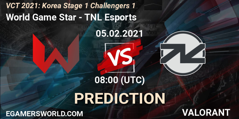World Game Star vs TNL Esports: Betting TIp, Match Prediction. 05.02.21 ...