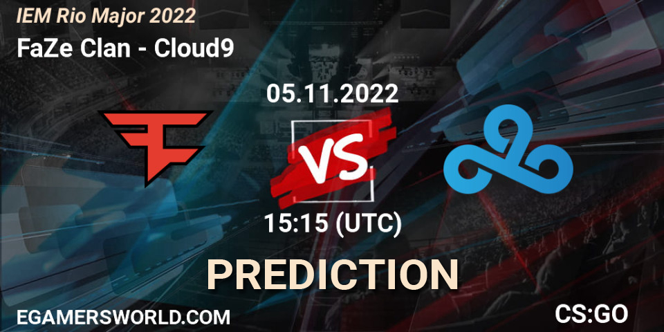 FaZe Clan Vs Cloud9: Betting TIp, Match Prediction. 05.11.2022 At 15:15 ...