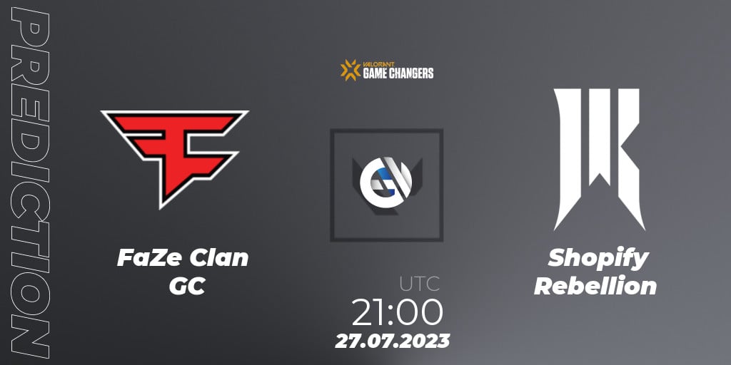 FaZe Clan GC Vs Shopify Rebellion: Betting TIp, Match Prediction. 27.07 ...