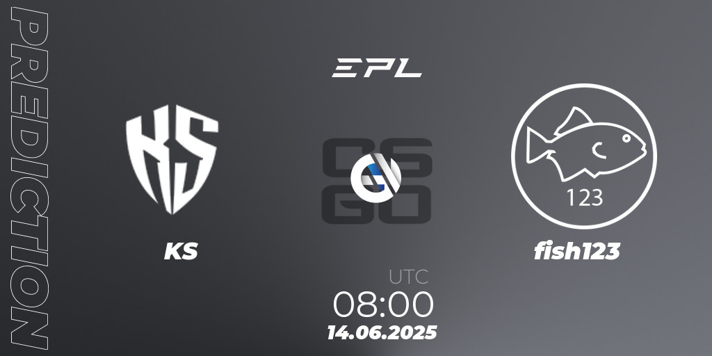 KS VS fish123: 14.06.2025 at 08:00. Counter-Strike (CS2