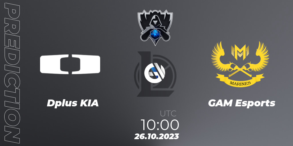 Dplus KIA vs GAM Esports: Betting TIp, Match Prediction. 27.10.2023 at ...