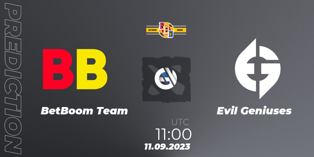 BetBoom Team Vs Evil Geniuses: Betting TIp, Match Prediction. 11.09. ...