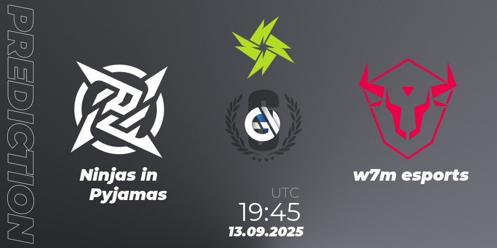 Ninjas in Pyjamas VS w7m esports ➥ Rainbow Six ➥ Betting Tips - Main Image