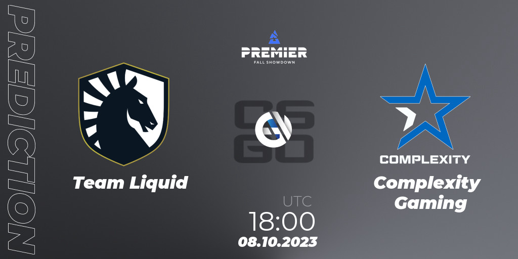 Team Liquid vs Complexity Gaming: Betting TIp, Match Prediction. 08.10. ...