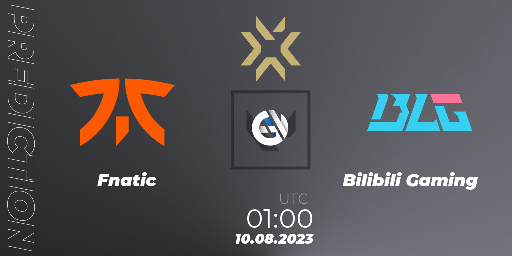 Fnatic vs Bilibili Gaming: Betting TIp, Match Prediction. 10.08.2023 at ...