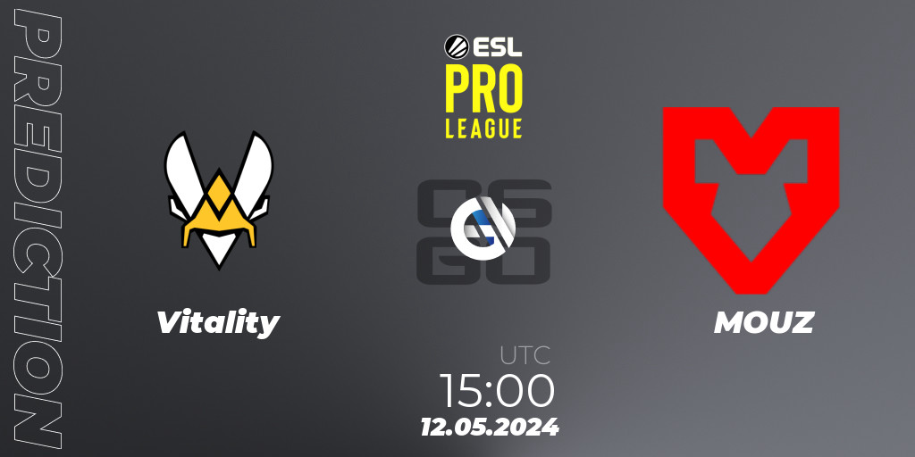 Vitality vs MOUZ: Betting TIp, Match Prediction. 12.05.2024 at 15:00 ...