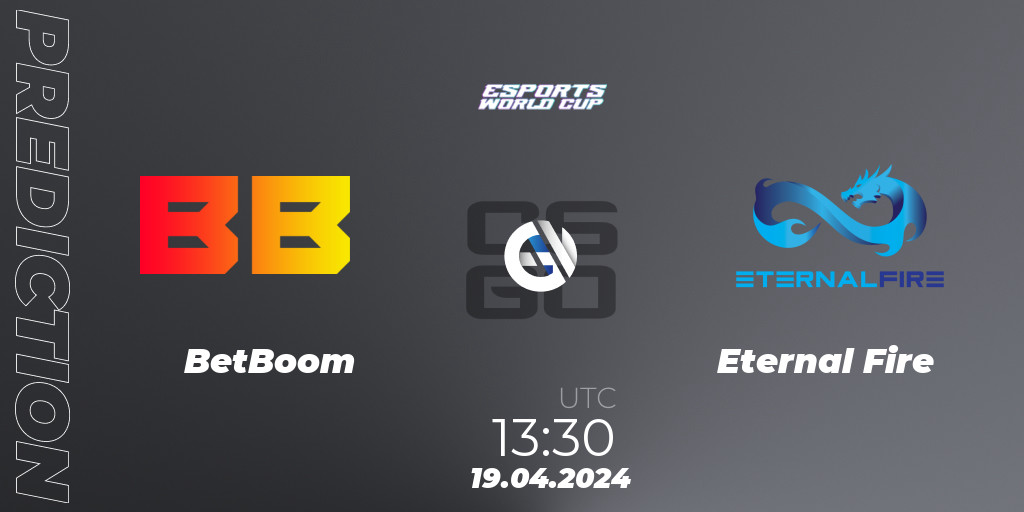 Betboom Vs Eternal Fire Betting Tip Match Prediction 19 04 2024 At