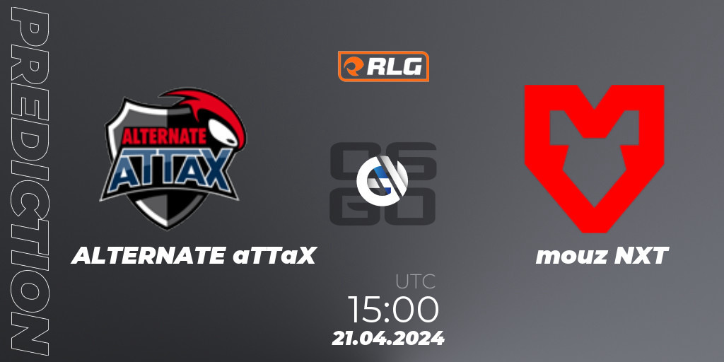 Alternate Attax Vs Mouz Nxt: Betting Tip, Match Prediction. 21.04.2024 