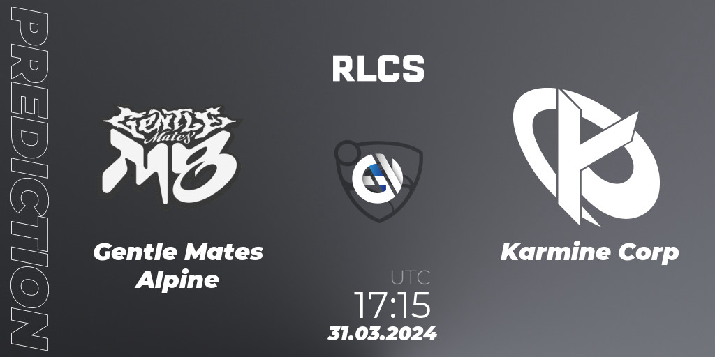 Gentle Mates Alpine vs Karmine Corp Betting TIp, Match Prediction. 31.03.2024 at 1715. Rocket