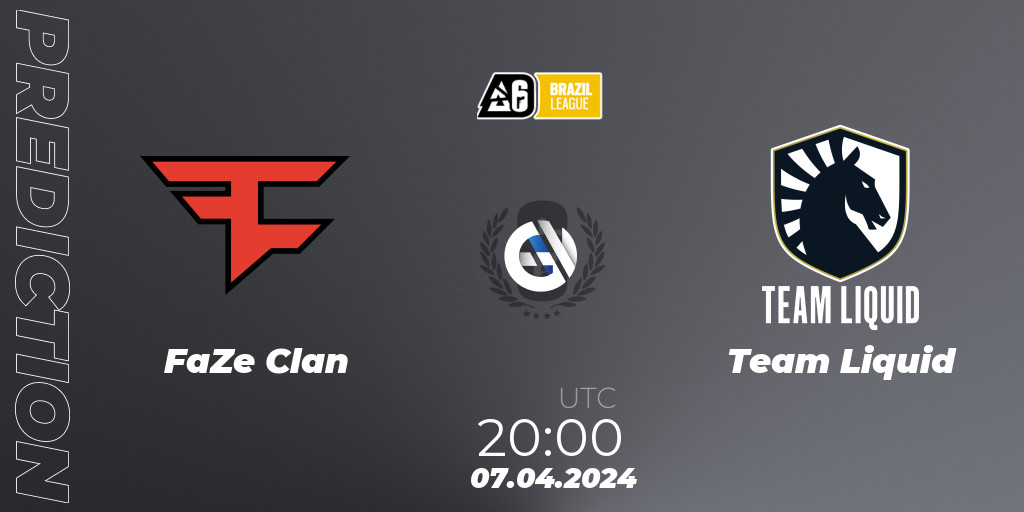 FaZe Clan vs Team Liquid: Betting TIp, Match Prediction. 07.04.24 ...