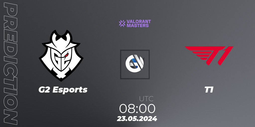 G2 Esports vs T1: Betting TIp, Match Prediction. 23.05.2024 at 08:10 ...